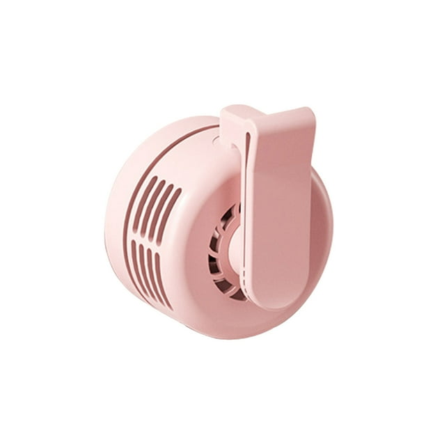 Ventilador portátil de mano Cateissary mini clip recargable rosa verano refrigeración al aire libre viaje oficina