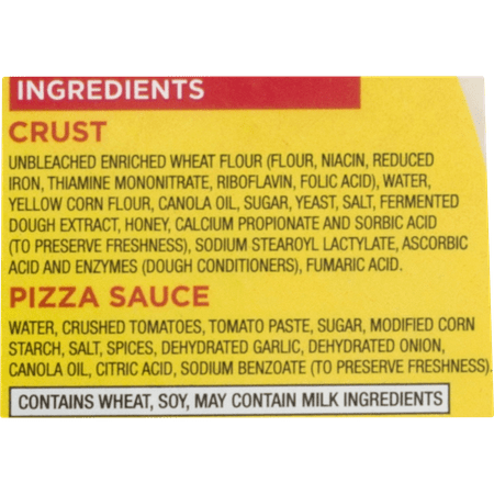 Mia Pizza Crusts With Pizza Sauce Original, 2.0 CT