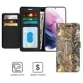 thumbnail image 3 of CoverON For Samsung Galaxy S22 Plus Wallet Case, RFID Blocking Vegan Leather 6x Card Slot Holder Cover Flip Folio Phone Pouch, Camo, 3 of 7