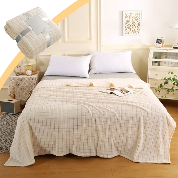 Manta de lujo para juegos de cama, edredón de terciopelo ultrasuave, cubrecama ligero y extragrande para todas las estaciones, azul marino, 78.7" x 59"