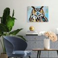 thumbnail image 4 of YILUYINQING Owl Wall Art Canvas Decor for Home, Bedroom, Kitchen 20x16in, 4 of 6