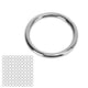 thumbnail image 2 of Hebilla redonda de plata para perro, arnés de pecho para mascotas, Protector de asiento para perro, accesorios de equipaje, hebilla redonda de 25x3,5mm/0,98x0,14 pulgadas, 2 of 14