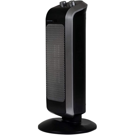Soleus Air Heater for Home and Office, 2 Heat Settings, Overheating and Tip-Over Protection, Easy to Use Manual Controls, 60 Minute Timer (Ceramic 1,500 Watt Heater)