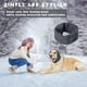 thumbnail image 5 of Billuyoard Protectores de oídos para perros cálidos y suaves de tela, orejeras para perros con efecto calmante, cubiertas para los oídos con Ropa para mascotas A Largo 45-60cm, 5 of 6