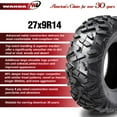 thumbnail image 2 of 27x9R14 Radial Front Tire Set for 2016 John Deere GATOR XUV825I SPECIAL EDITION, 2 of 6