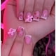 thumbnail image 2 of Uñas postizas cortas brillantes con lazo francés y fresa, 24 piezas, 2 of 7