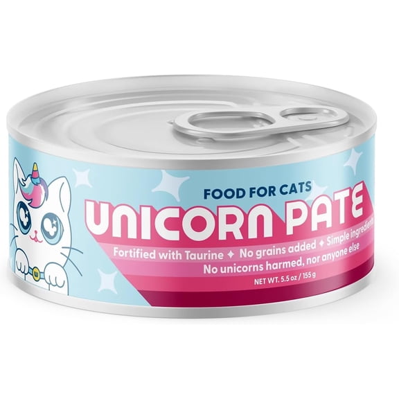 Wild Earth Vegan Wet Cat Food | Grain Free Taurine Fortified | Digestive Support, Allergen-Free, Veterinarian-Developed | Plant-Based High-Protein Formula, 12 Cans of Unicorn Pate 5.5 oz