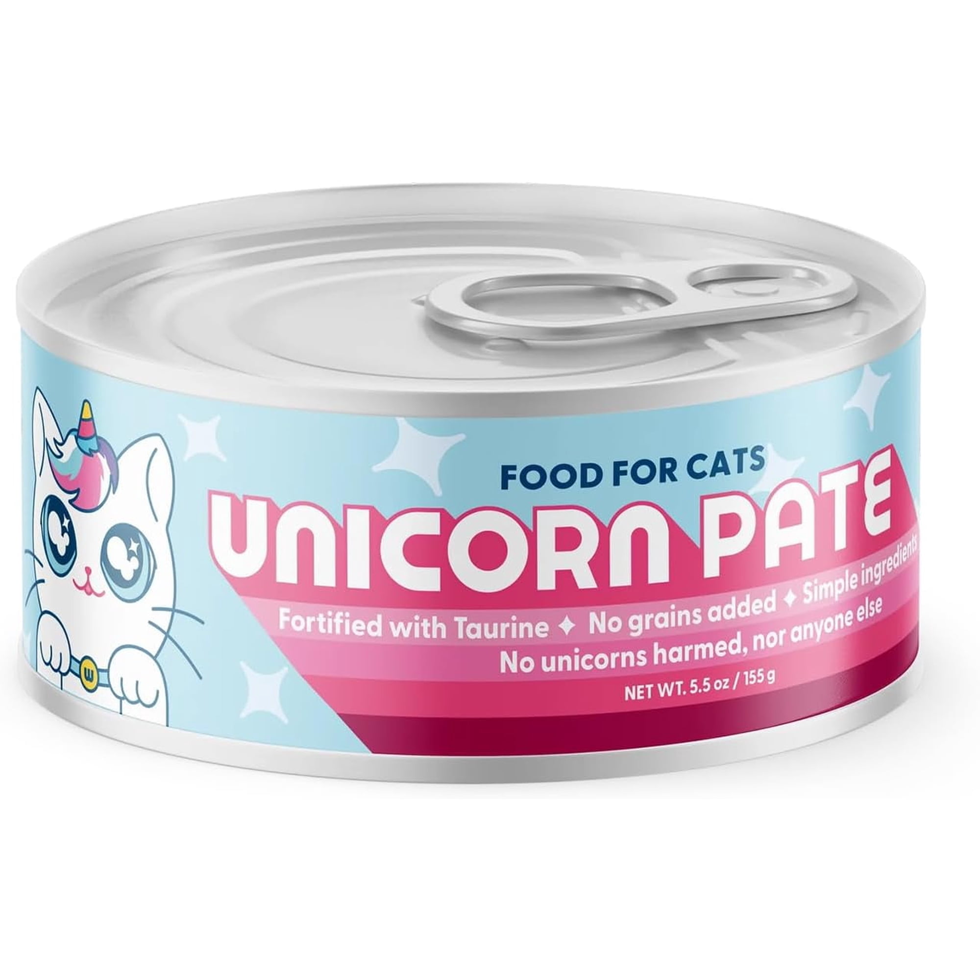 Wild Earth Vegan Wet Cat Food | Grain Free Taurine Fortified | Digestive Support, Allergen-Free, Veterinarian-Developed | Plant-Based High-Protein Formula, 12 Cans of Unicorn Pate 5.5 oz