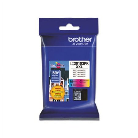 UPC: 0012502647492 | Brother Genuine LC30193PK High-Yield Printer Ink Cartridges