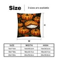 thumbnail image 5 of Thanksgiving Pumpkin Pie Luxurious Velvet Throw Pillow Inserts with Unique Patterns - Set of 2 Chair Pillow Covers - Available in 16x16, 18x18, 20x20 Inches for All Occasions, 5 of 6