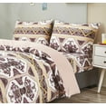 thumbnail image 3 of DaDa Bedding Majestic Oriental Kilim Duvet Cover - w/ Pillow Cases Royal Persian Traditional Design Intricate Ornate Ornament Print, 3 of 11