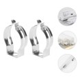thumbnail image 2 of 100 piezas U Clips Holder para luz LED Soporte de soporte de portalámparas de acero al manganeso Soporte de lámpara LED, 2 of 4
