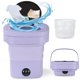 thumbnail image 1 of Lavadora Portátil, Mini Lavadora De 10,5 L con Limpieza De Drenaje Temporizado, Lavadora De Viaje Plegable para Calcetines, Ropa Pequeña, Toallas Y Ropa Interior, 1 of 8