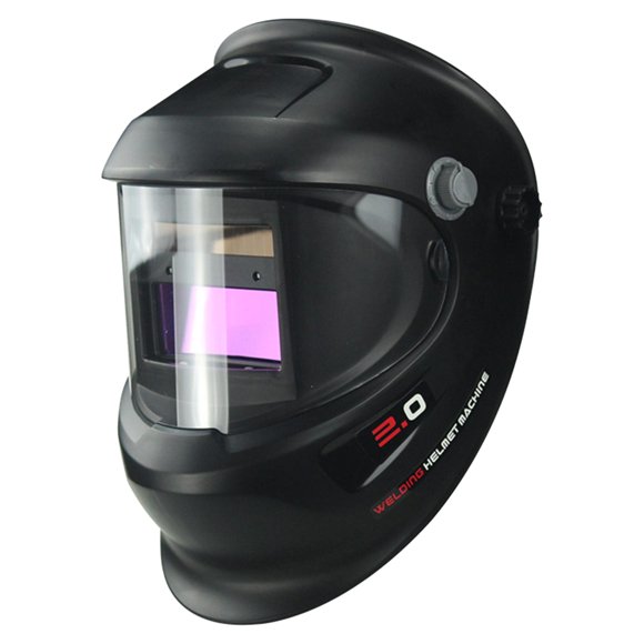 Casco de soldadura Gafas de soldadura de color verdadero profesion Pantalla LCD automática de soldador de atenuación resistente al
