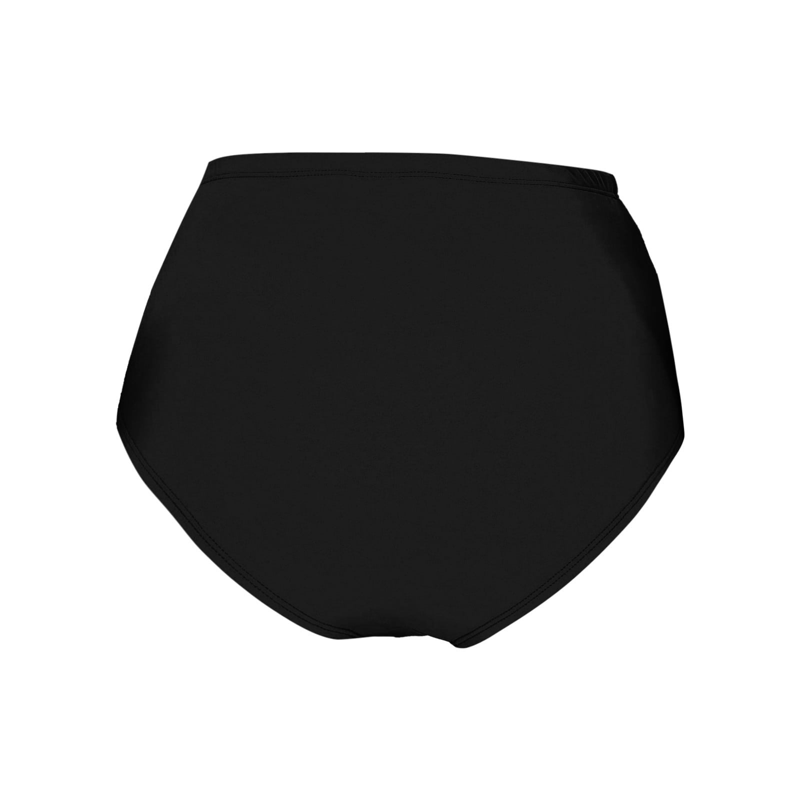 TOWED22 Period Swimwear Leakproof Bikini Brief Bottoms Waterproof Menstrual Swim Bottoms for Teens, Girls, Women(Black,XXL)