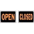 thumbnail image 3 of HY-KO Products 3045 Open/Closed Reversible Plastic Sign, 8.5" x 12", Orange/Black, 3 of 3