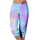 thumbnail image 1 of Mujeres Capri Pantalones Casual Suelto Largo Pantalones de Color Sólido con Corbata Elástica Cintura Y Bolsillos, 1 of 6