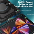 thumbnail image 7 of Iokmax for iPad Pro 12.9 inch Case (6th/5th/4th/3rd generation)with Screen Protector for Kids, 360 Kickstand,Handle, Pencil Holder,Shoulder Strap[15ft Drop Protection]Heavy Duty Rugged 12.9 iPad Case, 7 of 7