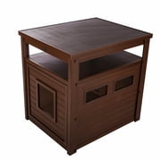New Age Pet ECOFLEX Jumbo Litter Box Cover End Table - Russet