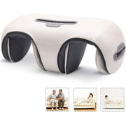 VANI Heating Vibration Massager,Portable Rechargeable Electric Air Pressure for Joint Pain Relief,White