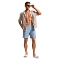 thumbnail image 3 of CRZ YOGA Mens Swim Trunks 7'' Quick Dry Mesh Lining Athletic Casual Swimwear Shorts with Zipper Pockets, 3 of 7