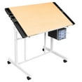 thumbnail image 1 of Studio Designs Deluxe Arts and Crafts Drawing and Drafting Table, White & Maple, 1 of 7