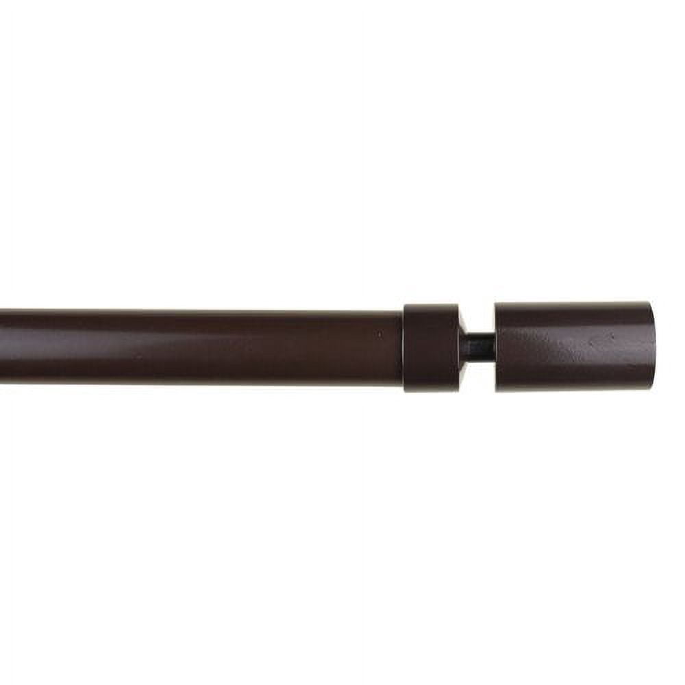 Urbanest 1" Sullivan Curtain Rod, 84"-120", Brushed Steel