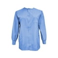 thumbnail image 2 of M&M SCRUBS Women's Scrub Jacket Warm Up Lightweight Medical Scrub Jacket - Pack of 3 Set (Ceil Blue, 3X-Large), 2 of 6