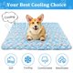 thumbnail image 2 of Tapete de enfriamiento para perros, manta de enfriamiento para perros grandes, almohadilla de enfriamiento de seda de hielo para perros, protector de muebles de alta calidad, suave y lavable para, 2 of 6