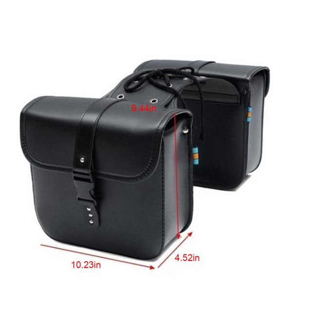 Becaristey Professional Motorcycle Rear Bags Waterproof Side Bag Durable Wear-resistant Side Pouch Saddlebag Tools Storage Box