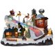 thumbnail image 3 of Recién llegado, puerta de Navidad, caja de bolas de soldado, campana, lámpara de luz de flores, linterna, tienda de juguetes, vela, carrusel de dulces, columpio, pueblo de resina, 3 of 3