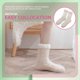 thumbnail image 1 of unbranded 1Par Calcetines Térmicos Antideslizantes Beige Para Uso En Casa Cálidos Y Cómodos De Poliéster, 1 of 7
