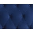 thumbnail image 5 of Wallace & Bay Dalton Queen Velvet Bed Headboard & Footboard, Cobalt, 5 of 8