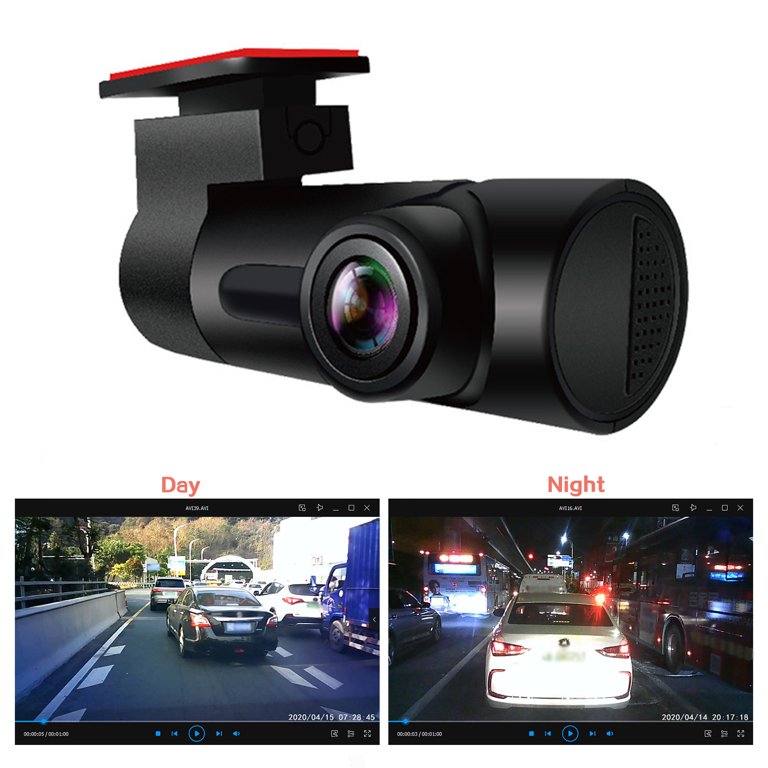 LAMTTO Dash Cam 4K Wifi 2160P Car Camera Mini Front Dash Camera for Cars  with Night Vision 64GB SD Card, APP Control, Voice Prompt, G-Sensor,  Parking