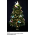 thumbnail image 3 of Snowy White Pine Pre-lit Fiber Optic Flocked Tabletop Christmas Tree (3ft), 3 of 3