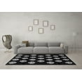 thumbnail image 3 of Ahgly Company Indoor Rectangle Abstract Gray Modern Area Rugs, 3' x 5', 3 of 4