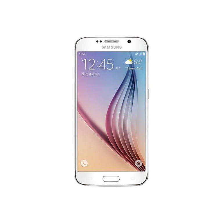 Samsung スマートフォン 5000mAh ホワイト Samsung Galaxy S6 64GB, White (AT&T) - Walmart.com