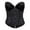 Black, variant on Underbust Corsets For Women Black Corset Top Waist Trainer Fashion Bustier Plus Size Corset