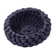 thumbnail image 5 of Cama de algodón tejida para gatos, redonda y duradera, para perros pequeños y mascotas pequeñas. Azul oscuro, 5 of 9