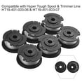 thumbnail image 2 of Feimier Replacement Trimmer Line Spools 12 pack for Hyper Tough 20V Max String Trimmers, 0.065\" x 16.4ft, Auto Single-Line Feed, Compatible with HT19-401-003-06 HT19-401-003-07 Models, 2 of 10