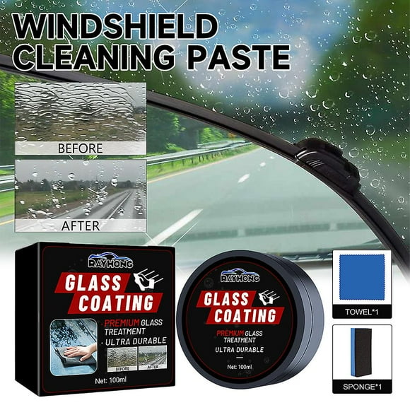Windshield Cleaning Paste Rainproof Windshield Coating Car Glass Waterproof Coating Maintenance Paste 100ml