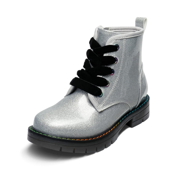 Bota DREAM PAIRS SDBO2220K Brillo Plata Niñas Talla 6
