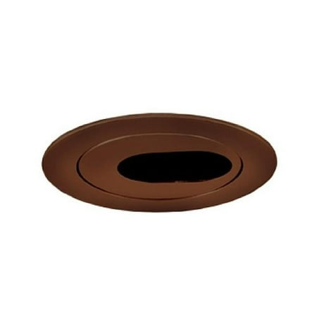 

Aperture Low Voltage Trim with adjustable Oval Slot Aperture. 3 in. Antique Bronze Finish