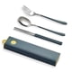 thumbnail image 2 of Utensilios de cocina Utensilios de acero inoxidable Conjunto 304 Conjuntos de vajillas Portátiles Kits de vajilla Portátiles cucharas irrompibles con caso Camping tipo 1 Kearding HA012710-01, 2 of 7