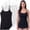 Black, White, White, White, variant on Essential Basic Women Value Pack Deal Cami Tanks Adjustable Spagetti Strap Many Colors - Small to 3XL