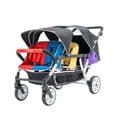 thumbnail image 1 of Familidoo H6E 6 seat Baby Stroller- Double Canopy - Daycare Strollers with 5 Point Safety Harness - Backseat footrest Extension for 0 to 36 Months, 1 of 5