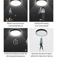 thumbnail image 4 of LED Ceiling Light Ceiling Light LED Ceiling Light with Motion Sensor Automatic Light Lamp for Outdoor Balcony Garage Entrance Hallway Round Light Fixture Easy to Install Ceiling Lamp 6001K B, 4 of 5