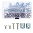 thumbnail image 1 of unbranded 100Ud Clip Nut Auto Con Tuercas Y Tornillos Para Paneles De Carrocería En Caja Plástica, 1 of 6