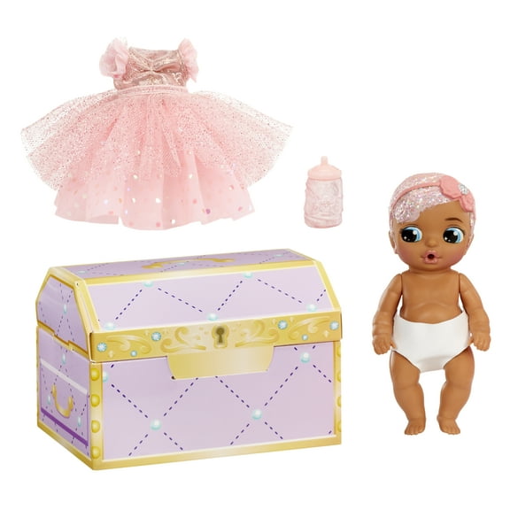 Baby Born Surprise Small Dolls Series 8, Surprise Collectible Doll, Gemstone Dress, Color Change Diaper, Treasure Chest Pack, Kids Ages 4 