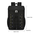 thumbnail image 3 of Mochila Nevera Gran Capacidad para Picnics al Aire Libre Senderismo Pesca Negro, 3 of 3